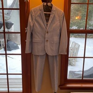 Boys Crewcuts 2-Piece Seersucker Suit size 12